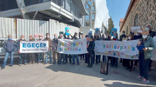 Koruma Amaçlı İmar Plan Önerisine protesto...