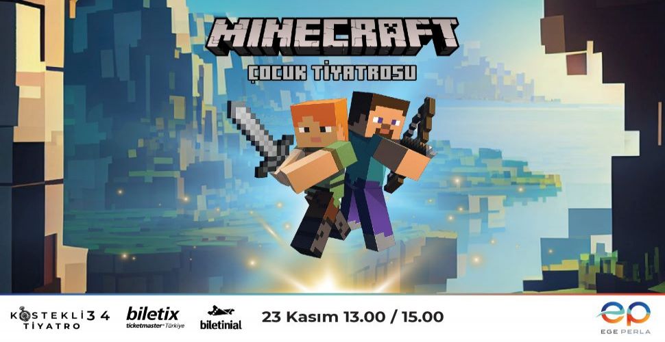 Minecraft Nether Macerası Çocuk Tiyatrosu Ege Perla’da!