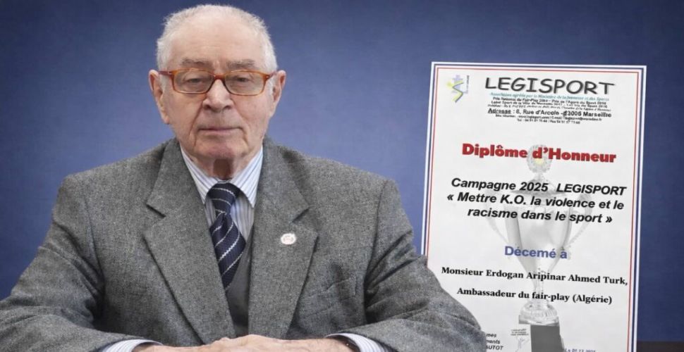 Erdoğan Arıpınar’a “Cezayir Fair Play Elçisi” unvanı ve Şeref Diploması...