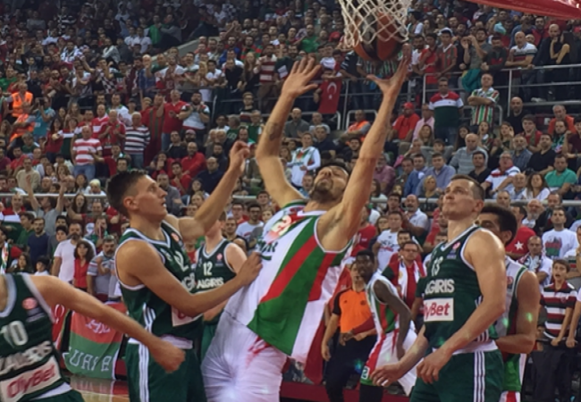 Pınar Karşıyaka, Zalgiris'i yıkamadı