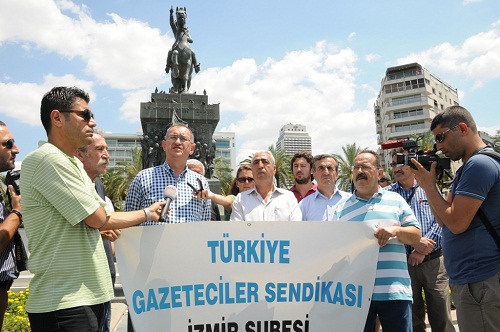 İZMİRLİ GAZETECİLERDEN ORTAK SES