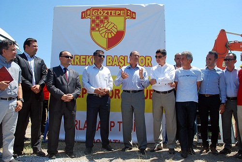 GÖZTEPE'NİN URLA TESİSLERİ TEMELİ TÖRENLE ATILDI