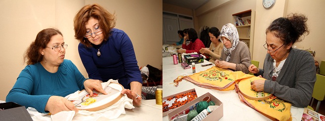 ÜCRETSİZ HOBİ KURSLARINA BÜYÜK İLGİ...