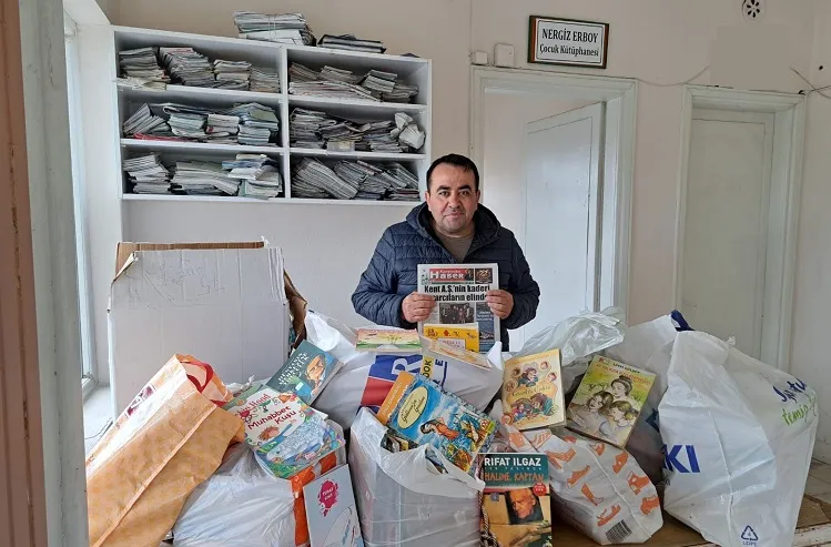 Nergiz Erboy Çocuk Kütüphanesi’ne bin kitap bağısı