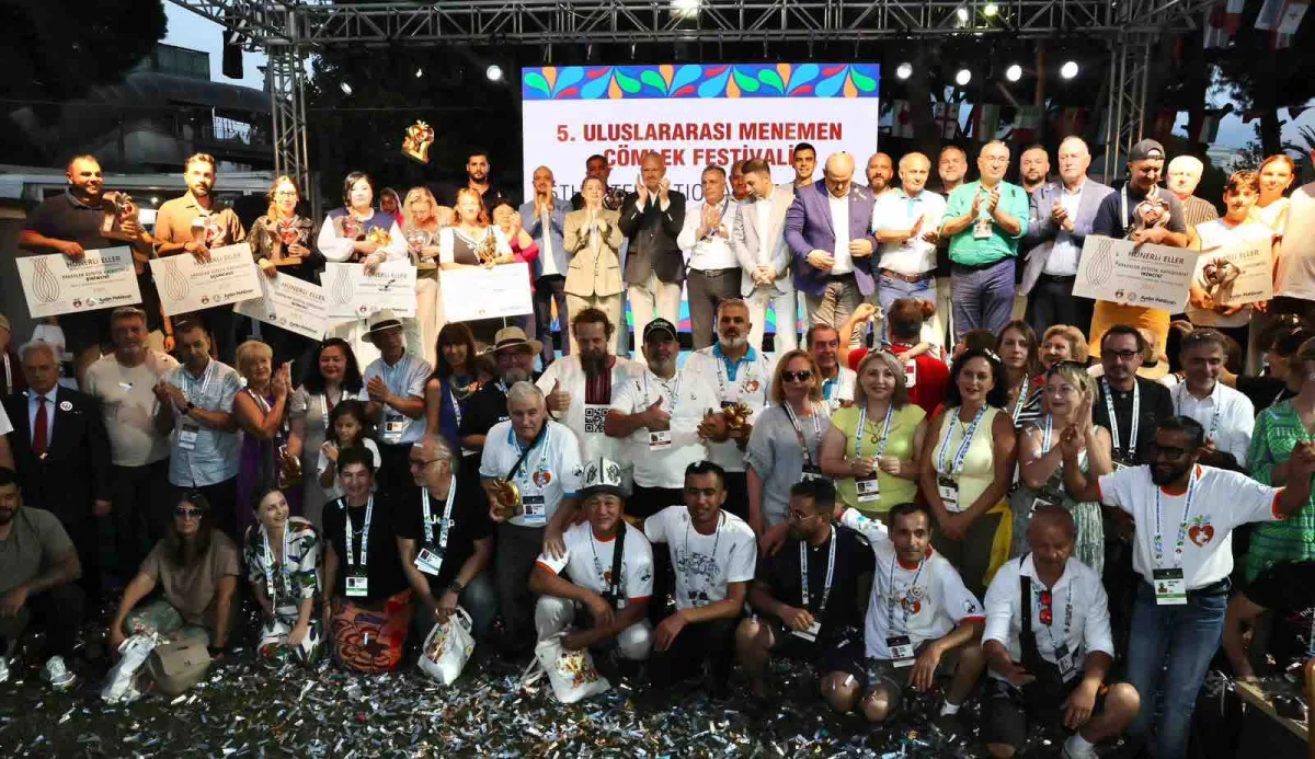 Uluslararası Menemen Çömlek Festivali'ne muhteşem final