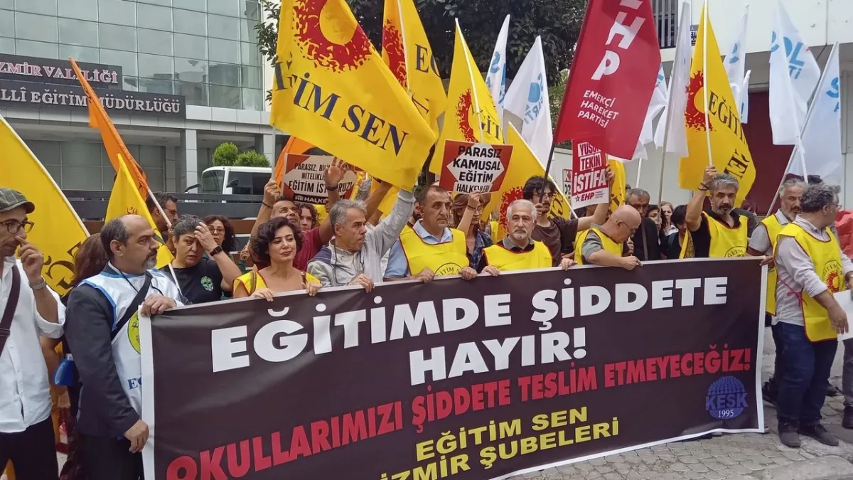 Eğitimciler şiddete karşı ses yükseltti