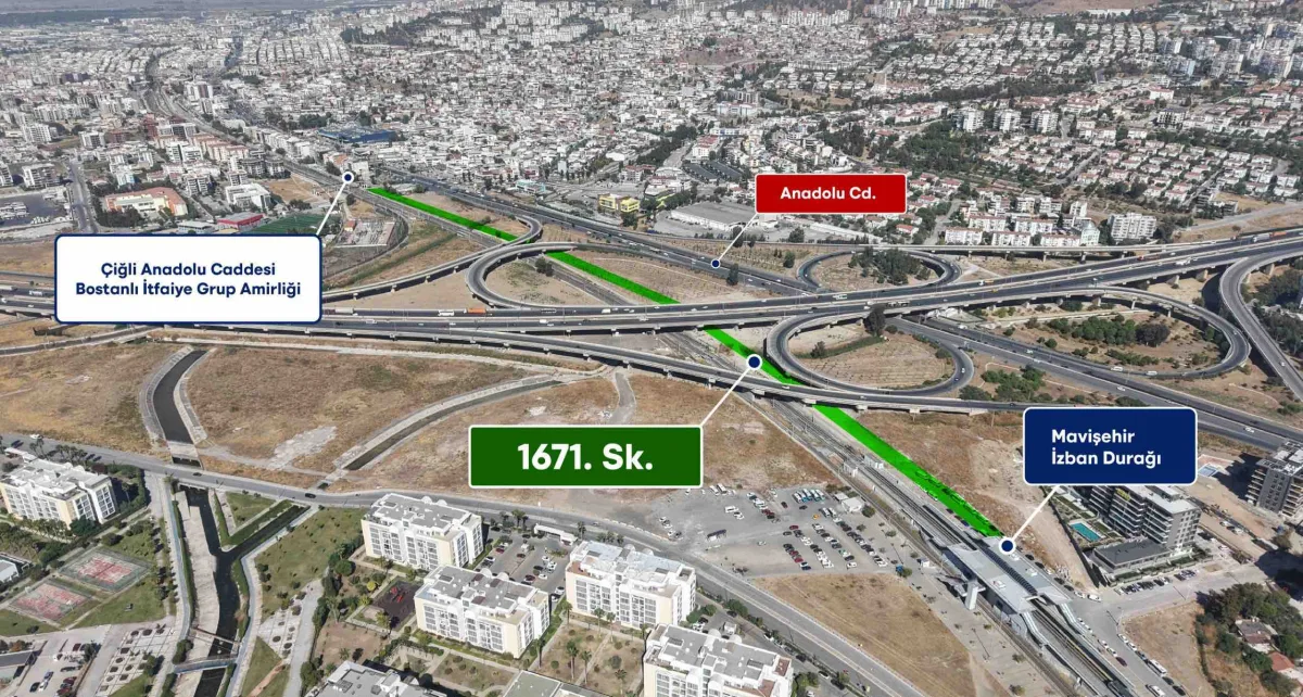 Trafiği azaltmak için Çiğli ile Karşıyaka arasında yeni bağlantı yolu